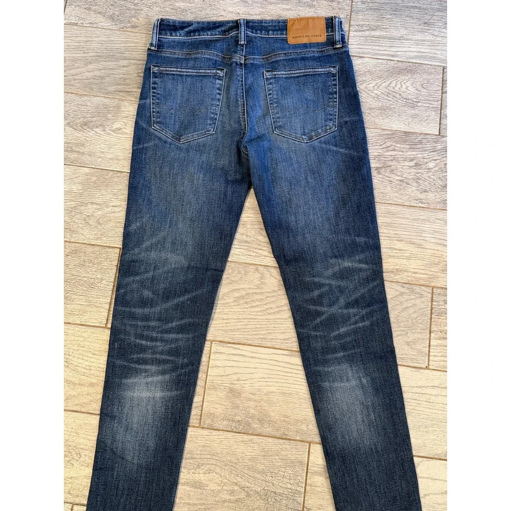 American Eagle Athletic Skinny Jeans 30x34 Mens‎ Airflex Temp Tech 30 x 34 Jean
